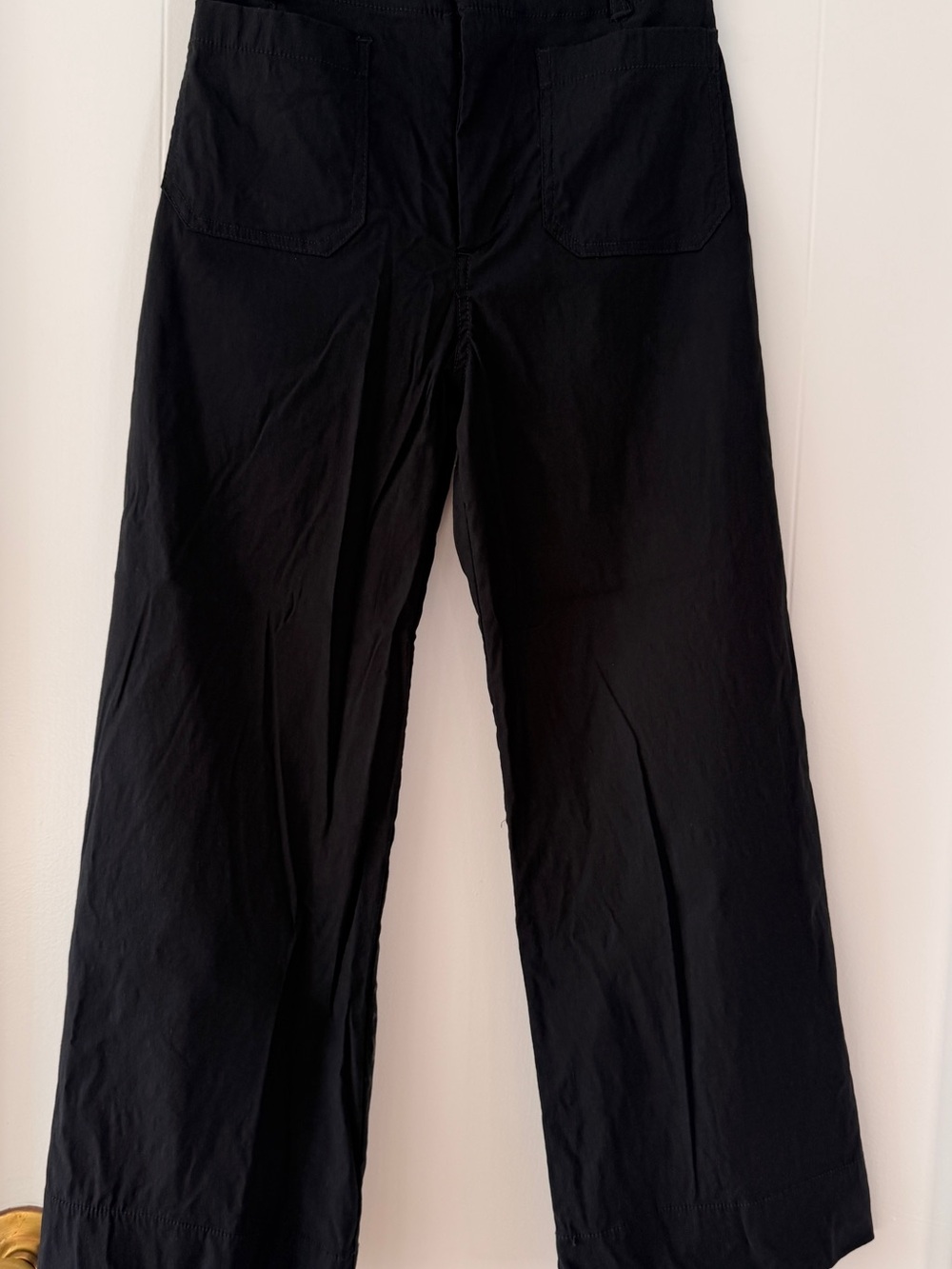 Maeve Black Straight-Leg Chinos